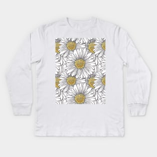 Daisies Kids Long Sleeve T-Shirt